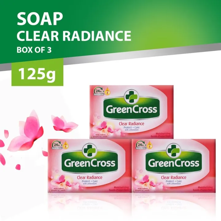 Personally Care Green Cross Clear Radiance Moist Protection Bar Soap