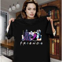 New Maleficent Ursula Evil Queen Cruella De Vil Friends Men t shirt Popular Wild cotton t-shirt black fathers day gift