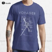 Voyager Craft Diagram Trending T-Shirt Mens White Tee Shirts Custom Gift Breathable Cotton Xs-5Xl Streetwear All Seasons