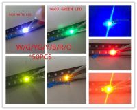 【Worth-Buy】 kgcwmw 350ชิ้น0603ไดโอด LED SMD การเลือกสรรสีแดง/เขียว/น้ำเงิน/เหลือง/ขาว/มรกต-เขียว/ส้ม100ชิ้น SMD LED 0603 Diodo แพ็ค