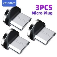 3/1PCS Magnetic Plug 2 Pin Magnetic Charging Cable Adapter Micro USB Type C Magnet Charge Connector Dust Plugs Android Phone Electrical Connectors