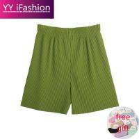 YY iFshion Large size ladies new 200 jin han edition relaxed joker straight high waist 5 minutes of pants leisure wide-legged pants female summer and Seller Socks✠♤