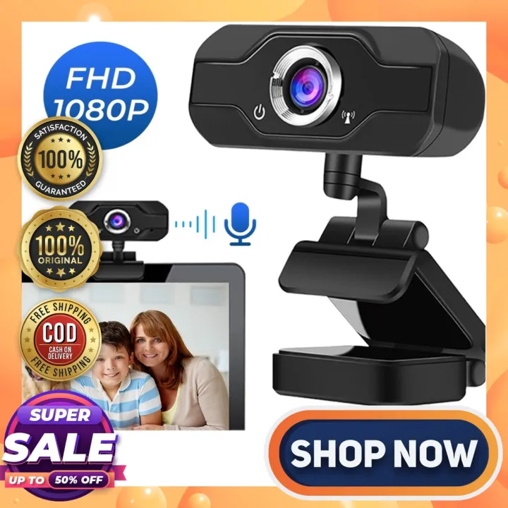 Original 1080P cam Plug and play USB camera with microphone for PC