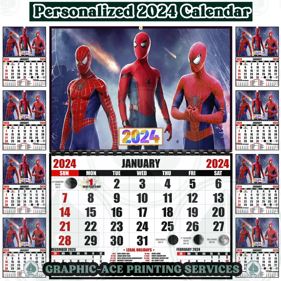 Marvel calendrier 2024 Spider-Man