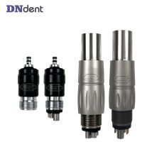 ทันตกรรม Coupler ด่วนหมุน Coupling อะแดปเตอร์2หลุม4หลุม6หลุมพอดี N * K QD PTL LED ความเร็วสูง Handpiece