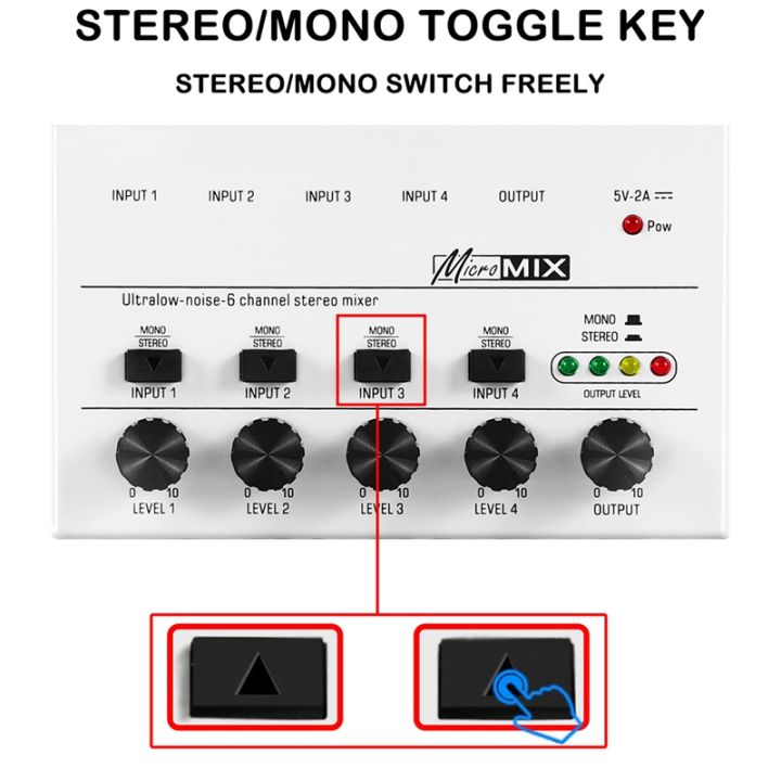 1-piece-4-channels-audio-mixer-portable-ultra-low-noise-mixer-mini-stereo-mixer-audio-usb-mixer-for-recording-studio-black