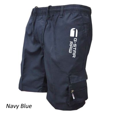 ‘；’ 2023 Summer Mens Cargo Shorts Fashion Multi-Pocket Hiking Short Pants Homme Loose Boardshorts Male Drawstring Running Overalls