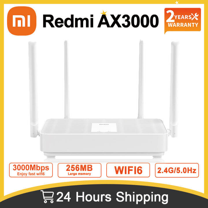 Xiaomi Redmi AX3000 Router 2.4Ghz Dual-Band 5G Wireless Gigabit Wifi6 ...