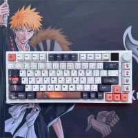 128 Keys Anime BLEACH Keycaps DYE-SUB Personalized PBT Game Keycaps For Cherry MX Switch Mechanical Keyboard Anime Mouse Pad