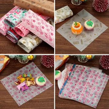 50Pcs Wax Paper Disposable Food Wrapping Greaseproof Paper Soap Packaging  Paper