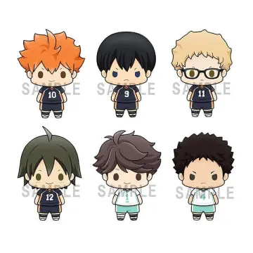 8pcs/set volleyball juvenile anime haikyuu action