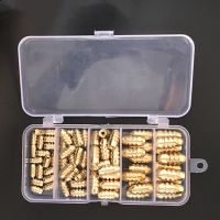 82 Pieces of Threaded Copper Pendant Set Fishing Box Fish Pendant Fishing Gear Gadgets