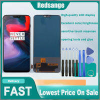 Redsange จอ OLED สำหรับ OnePlus 6/6T แสดงหน้าจอสัมผัส Digitizer อะไหล่ประกอบหน้าจอจอแสดงผล TFT LCD สำหรับ Oneplus 6 A6000/Oneplus 6T A6010