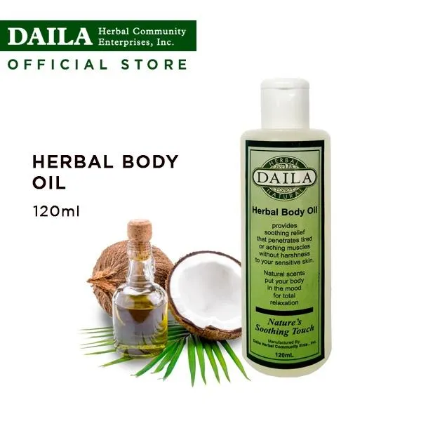Daila Herbal Body Oil (HBO) 120ml Lazada PH