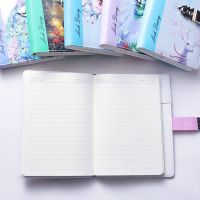 A5 Pas Notebook Cute Cartoon Child Personal Diary with Lock Code Thick Notepad Pu Leather Office School Supplies Gift