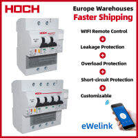 HOCH RCBO WIFI Circuit Breaker FACTORY รีโมทคอนโทรล 2P 4P ewelink ไร้สายสมาร์ทอัตโนมัติอัจฉริยะสวิทช์-WIOJ SHOP