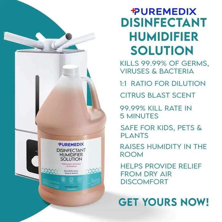 Puremedix Humidifier Disinfectant Solution 3.2L Lazada PH