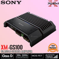 เพาเวอร์แอมป์ SONY รุ่น XM-GS100 CLASS D 1100 W. BEST OF CAR AMPLIFIER ให้กำลังขับ RMS 600Wx1 4โอห์ม ให้กำลังขับสูงสุดMAX 1100W x 1 2โอห์ม