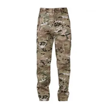 Winter Fleece Tactical Pants Men Camouflage Military Shark Skin
