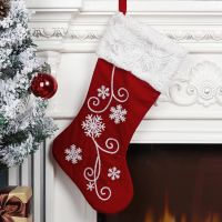 ถุงเท้าถุงซานตาต้นคริสต์มาสห้อยตกแต่งงานปาร์ตี้ตกแต่งสำหรับคริสต์มาสคริสต์มาส