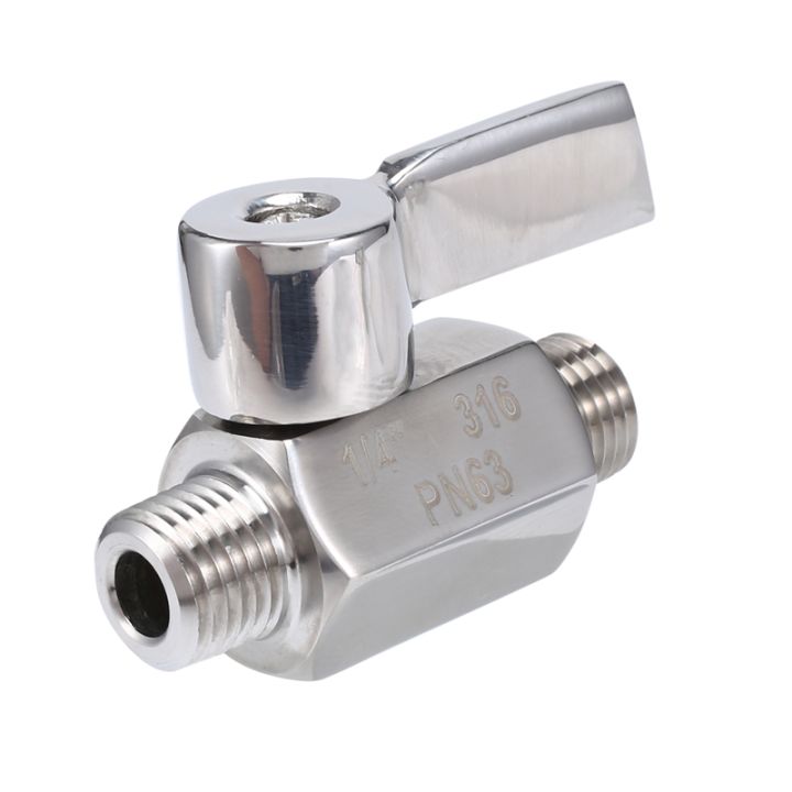 316-stainless-ball-valve-1-4-inch-npt-thread-male-small-mini-ball-valve-1-4inch-male-amp-male