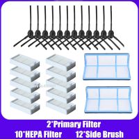 Primary dust Filter side brush Efficient Hepa Filter for ilife v5 v5s V3 V3s v5pro V50 V55 x5 v5s pro robot vacuum cleaner Parts