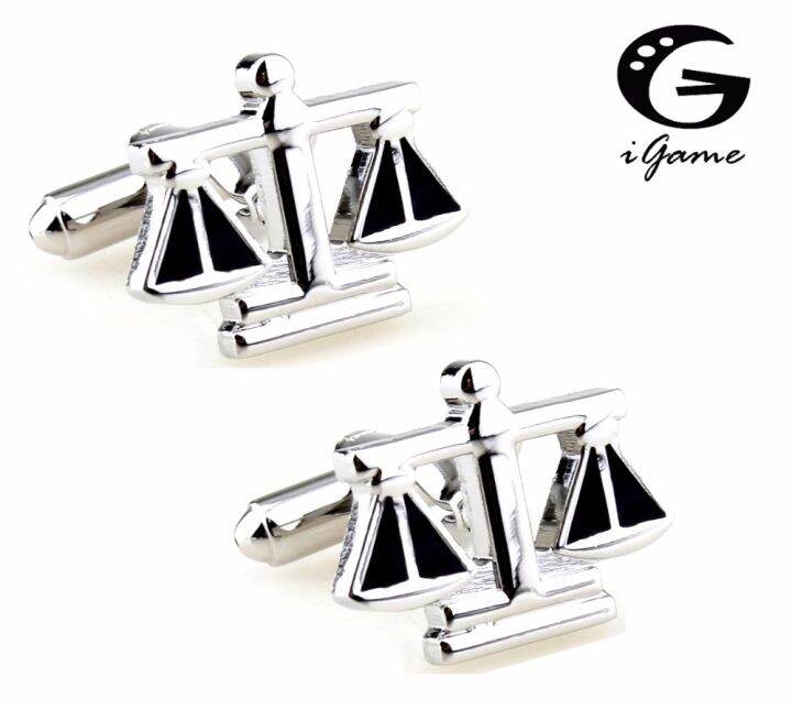 game-factory-price-supply-justice-cuff-links-สีดำจัดส่งฟรี