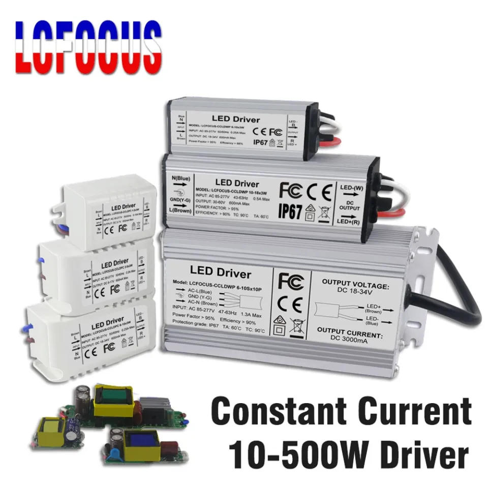 LED transformer 12V DC, 100/200/300W