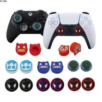 BYCME 3D ปุ่มเคส หมวกคอนโทรลเลอร์ ฝาครอบจอยสติ๊ก ฝาครอบป้องกัน เคส Thumbstick ฝาครอบหัวแม่มือ