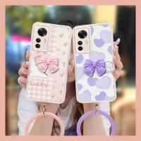 Back Cover Anti drop airbag Phone Case For Xiaomi Redmi K50 Ultra/Xiaomi 12T/12T Pro Raised lens imitation leather cute