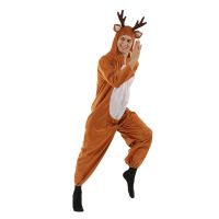 ❤Fast Delivery❤ Cute Reindeer Christmas Costume Santa Claus Deer Cosplay Outfit New Year Party Fancy Christmas Elk Animal Jumpsuit Pajamas Dress up Xmas Costumes