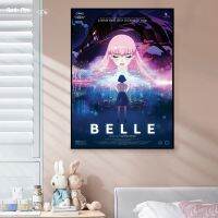 Belle Classic Anime Movie Poster Art Print Canvas Painting Wall Pictures Living Room Home Decor (No Frame)