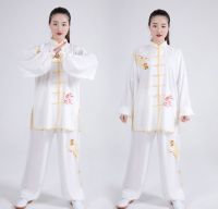 High Quality Unisex Embroidery Tai Chi Taiji Suit Competition Clothing Martial Arts Kung Fu Performance Uniforms