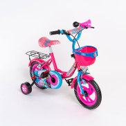Xe đạp trẻ em hai bánh 14 inch Princess Đại Phát Tài khung Sắt dành cho