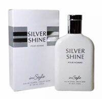 ( แท้ ) น้ำหอมอาหรับ IN STYLE SILVER SHINE 100 ML.กลิ่นหอมเทียบแบรนด์ CREED SILVER น้ำหอมผู้ชายที่หรูหราไฮโวและอบอุ่น ปนกลิ่นเซ็กซี่อีกด้วย กลิ่นหอมมาก