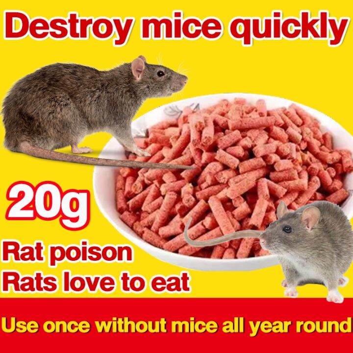 2 packs Rat Killer Poison Lure That Mice to Eat Rat Poison for Rat Big