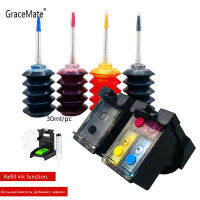 GraceMate Refillable Ink Cartridge Replacement for Hp 131 135 Photosmart C3100 C3183 C3150 C3180 PSC1500 1510 1513 1600