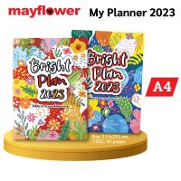 Mayflower Planner 2023 ขนาด A4 แพลนเนอร์ 2566 ปฏิทินไทย สมุดแพลนเนอร์ Year Plan Month Plan My Plan Diary Planer ไดอารี่