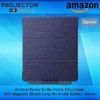 Amazon Kindle Scribe Fabric Folio Cover with Magnetic Attach (only fits Kindle Scribe) - Denim