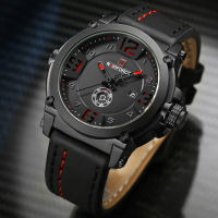 New NAVIFORCE Sport Mens Watches Top Brand Luxury Waterproof Leather Quartz Military Wristwatch Male Clock Relogio Hot Sale