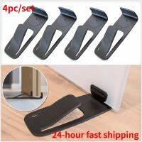 【LZ】✹♦  4PC/set Door Stopper Safety Protector Creative Door Open Wedge Shaped Holder Safe Floor Multi-function Door Stopper