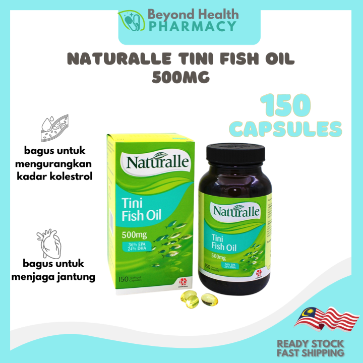 NATURALLE TINI FISH OIL 500MG (150'S) BOTTLE Lazada