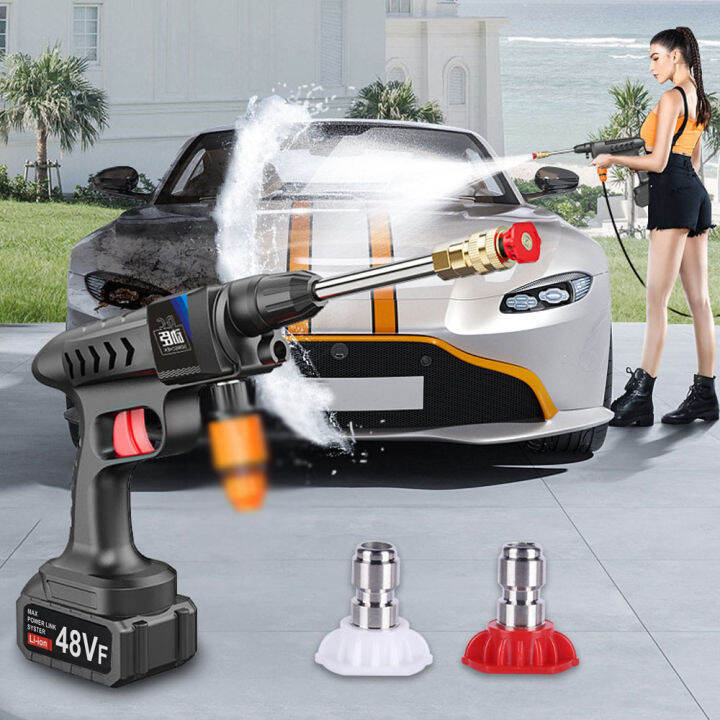 household-cordless-high-pressure-car-wash-tool-portable-vehicle-cleaning-machine-automobile-washer-with-foam-bottle