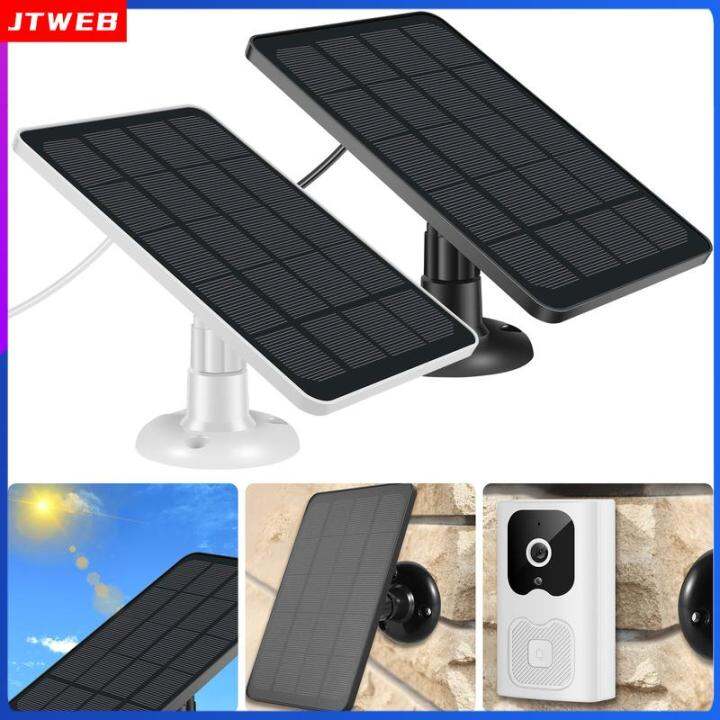 Solar Panel Camera Charger Surveillance Camera Solar Charger with 360