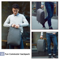 Xiaomi YouPin Official Store 90Fun Business Commuter Backpack Multinational City Backpack Waterproof Male Backpack For Student Bag GrayTH