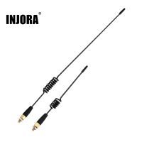 INJORA RC Car Metal Decoration Antenna 12cm/23cm for 1:10 RC Crawler Axial SCX10 90046 TRX4 TRX6 Redcat Gen8 MST CFX Electrical Connectors