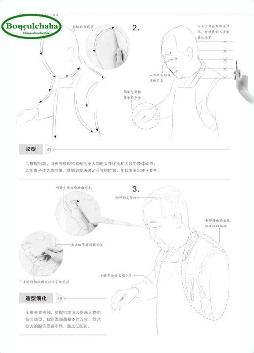 portrait-sketch-book-character-sketching-tutorial-painting-avatar-model-textbook