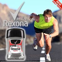 REXONA Men Antiperspirant Deodorant Stick Sport 52g. ผลิตภัณฑ์ระงับกลิ่นใต้วงแขนแบบแท่งสติ๊กสำหรับผู้ชายจากเรโซน่าเม็นสินค้านำเข้าจากต่างประเทศของแท้