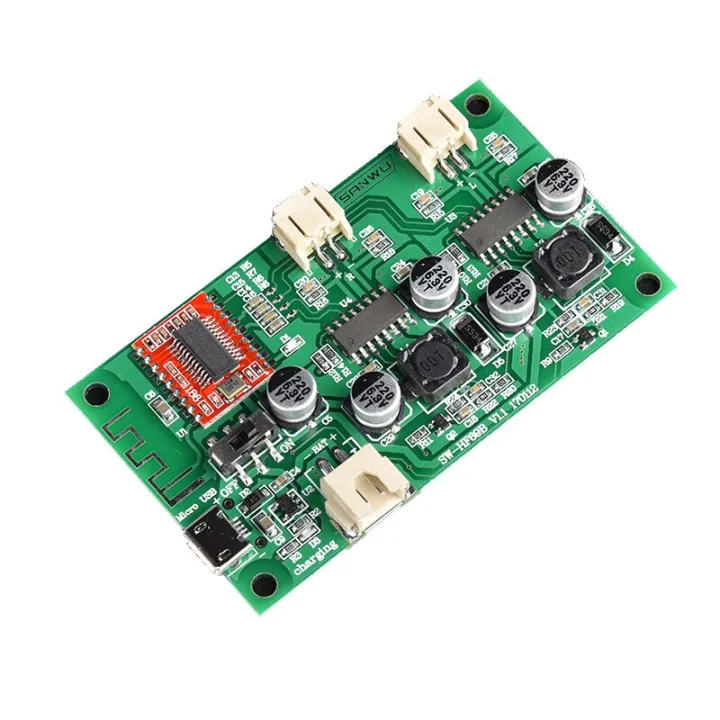 Lusya 6W*2 Stereo Bluetooth Receiver Amplifier Board Connected To ...