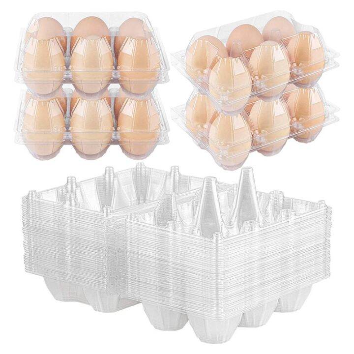 36pcs-egg-cartons-clear-plastic-egg-holder-storage-container-egg-tray-for-family-pasture-refrigerator-storage-6-grids